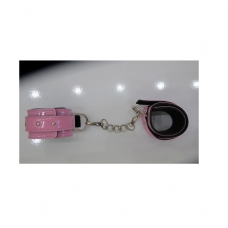 Pembe Renkli Deri El Kelepçesi Fantezi El Kelepçesi Pembe Renkli Deri El Kelepçesi Fantezi El Kelepçesi