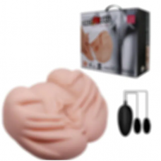  Crazy Bull Çift Titreşimli Realistik Suni Vajina Anüs Gerçekçi Mastürbatör