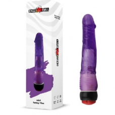 Crazy Bull Vibes 18 Cm Titreşimli Mor Jel Anal Vibratör Dildo Penis Crazy Bull Vibes 18 Cm Titreşimli Mor Jel Anal Vibratör Dildo Penis