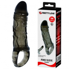 Pretty Love Breyden 16 Cm Siyah Zenci Uzatmalı Silikon Penis Kılıfı Dildo Pretty Love Breyden 16 Cm Siyah Zenci Uzatmalı Silikon Penis Kılıfı Dildo