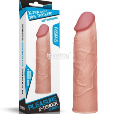 Lovetoy Pleasure Extender 3 Cm Dolgulu Realistik Penis Kılıfı Prezervatif Lovetoy Pleasure Extender 3 Cm Dolgulu Realistik Penis Kılıfı Prezervatif