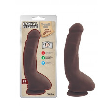 carnal pleasure melez 23.5cm kıkırdaklı gerçekçi dildo