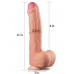 gece bekcisi 11 inç dual layer platinum silicone cock