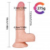 gece bekcisi 19cm ten rengi vantuzlu dildo