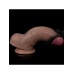 gece bekcisi 9.5 inç dual layered silicone cock xxl