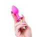 gece bekcisi brilliant anal plug pembe 7 cm 50 g