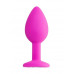 gece bekcisi brilliant anal plug pembe 8 cm 50 g