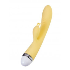 gece bekcisi flovetta aster klitoral uyarıcı vibratör silikon sarı 22 cm