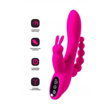 gece bekcisi jos spanky üçlü 21cm pembe vibratör