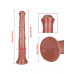 gece bekcisi kahverengi 44 cm at dildo model no:1062