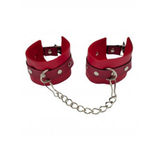 gece bekcisi kırmızı deri el kelepçesi