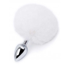 gece bekcisi rearplugs beyaz ponponlu anal tıkaç