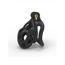 gece bekcisi siyah ayarlanabilir metal penis kafesi m beden