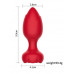 gece bekcisi telefon kontrollü full covered rubber rose anal plug – siyah