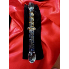 Gecebekcisi çift taraflı cam dildo