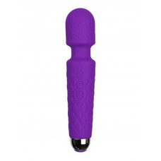 female wand massager şarjlı vibratör - mor