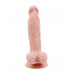 flatterer kıkırdaklı gerçekçi dildo - 18.6cm ten