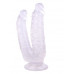 noctis 19cm beyaz çiftli dildo no:76