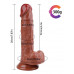 noctis 20cm kahverengi dildo no:17 noctis 20cm kahverengi dildo no:17