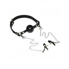 noxxx ağız topu ve göğüs klipsi