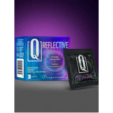 q reflective 3'lü kremli tirtikli prezervatif