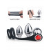 s-hande metal anal plug seti ve penis halkası